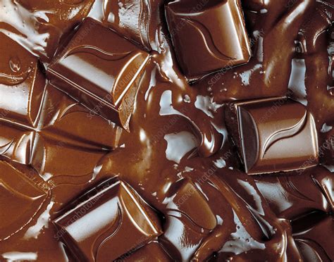 Melting chocolate - Stock Image - H110/4462 - Science Photo Library