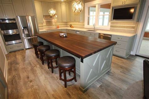 Different 7ft kitchen island with seating that look beautiful | Butcher block kitchen, Kitchen ...