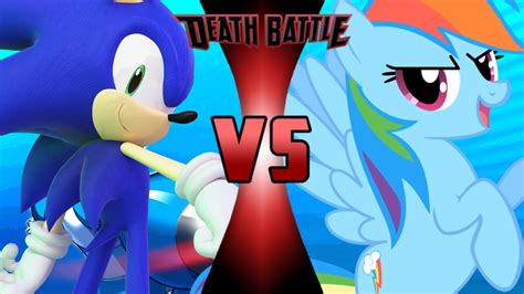 Death Battle: Sonic vs. Rainbow Dash by Sturk-Fontaine on DeviantArt