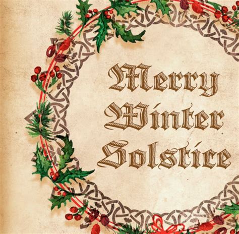 Merry Winter Solstice Card . Yule Winter Solstice . DIGITAL DOWNLOAD . Pagan Holidays Cards . 4 ...