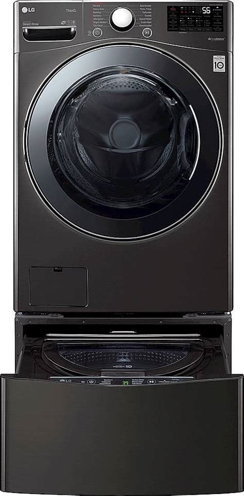 Best Buy: LG 4.5 Cu. Ft. High-Efficiency Smart Front-Load Washer and ...