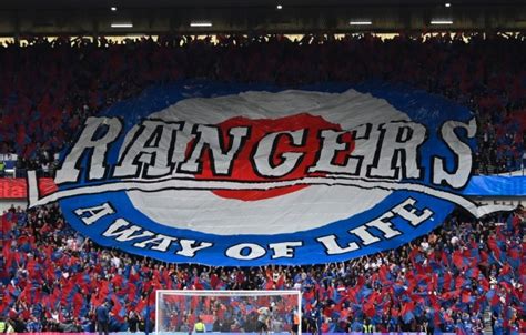 Giant 'Rangers a way of life' tifo unfurled by Gers fans ahead of ...