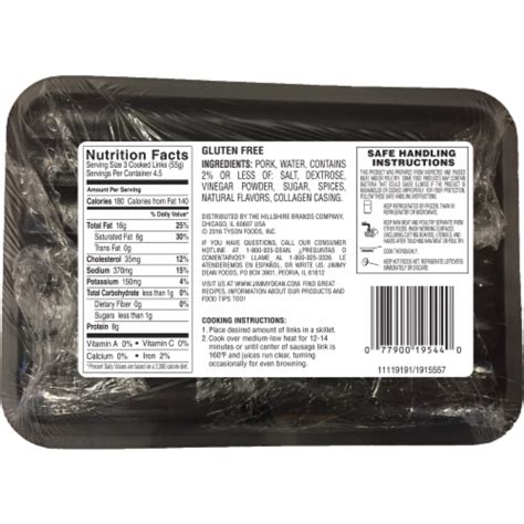 Jimmy Dean® Premium All Natural Pork Sausage Links, 14 ct / 12 oz ...