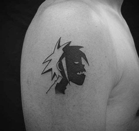 50 Gorillaz Tattoo Designs For Men - Music Band Ink Ideas | Tattoo designs men, Gorillaz tattoo ...