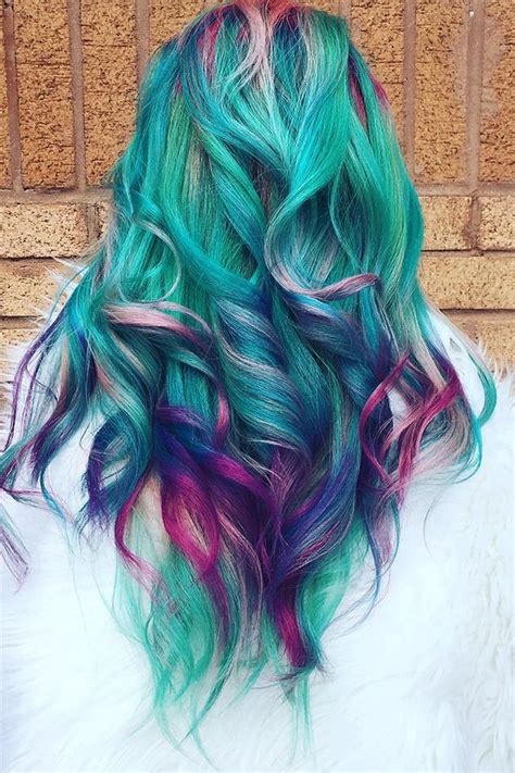 Unicorn Rainbow Hair: Are you looking for a special, colorful hair effect to rock this season ...