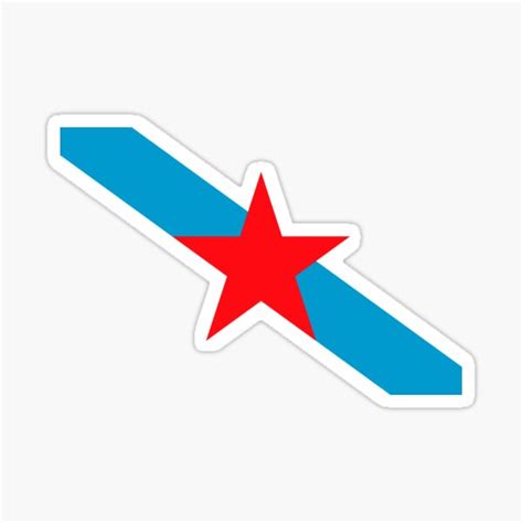 "Nationalist Estreleira Galiza Flag" Sticker by magicodatorre | Redbubble