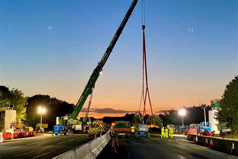 M27 closure: Traffic builds on A27 in Fareham as motorway bridge work enters second day | The News