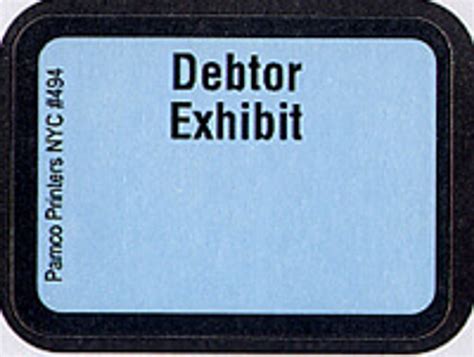 Petitioner's Exhibit Labels #479 - ExhibitIndexes.com