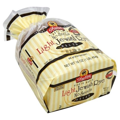 ShopRite Light Jewish Rye Bread (each) - Instacart