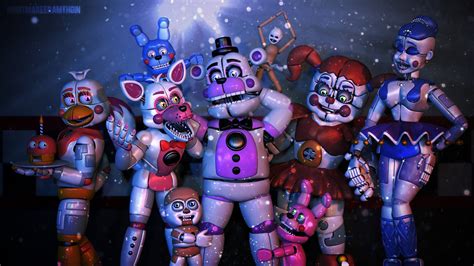 F. Freddy Ballora Circus Baby Five Nights at Freddy's Sister Location 4K HD FNAF Wallpapers | HD ...