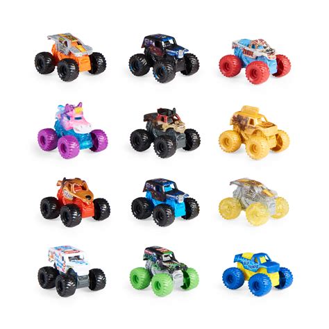 Snapklik.com : Official Mini Mystery Collectible Monster Truck 12-Pack ...