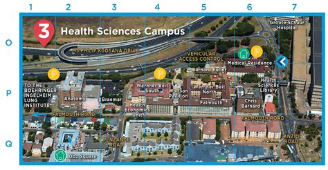 Uct Upper Campus Map