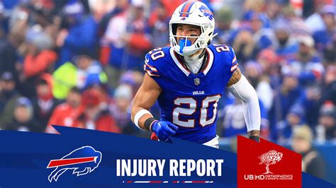 Buffalo Bills injury report for Wild Card game vs. Steelers