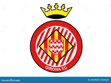 Girona FC Logo editorial image. Illustration of football - 144298650