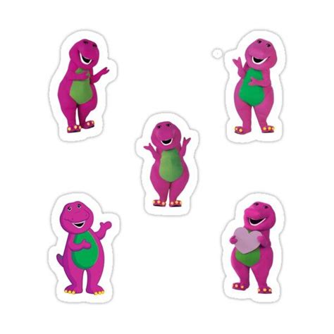 "Barney (Barney & Friends) pack" Sticker for Sale by vara-store ...