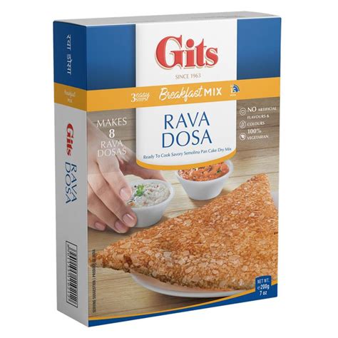 (Gits) Rava Dosa (Breakfast Mix) - 7 Oz (200 Gm) #47779 | DesiClik.com, USA