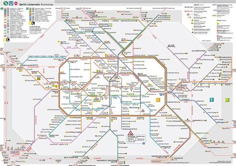 Berlin map bvg - Bvg u bahn map (Germany)