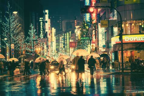 Tokyo Rain Wallpapers - Wallpaper Cave