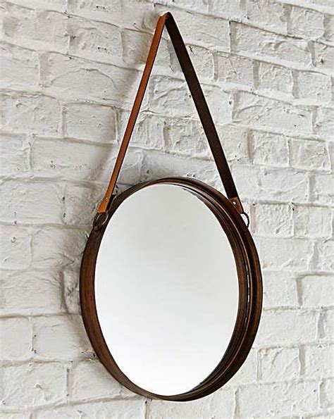 Marston Hanging Mirror | J D Williams | Hanging mirror, Mirror, Leather ...