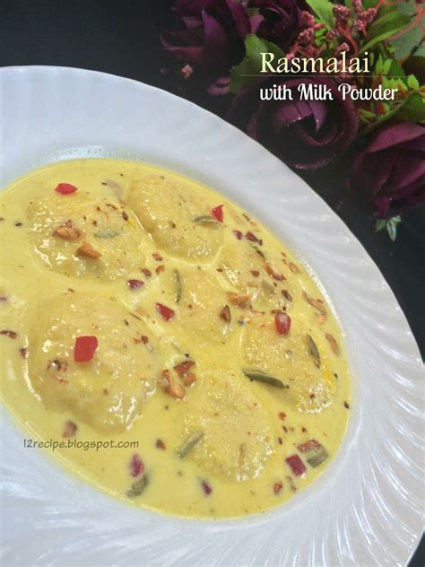 Rasmalai with Milk Powder - Recipe Book