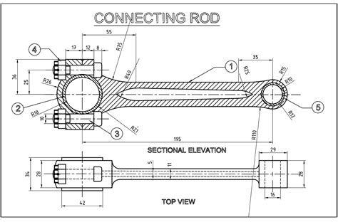 Machine Drawing: VI Sem Mech - CAD&M Practical Drawings(CAD) and ...