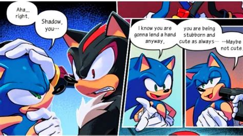 Sonic Calls Shadow Cute - Sonic X Shadow Comic Dub - YouTube