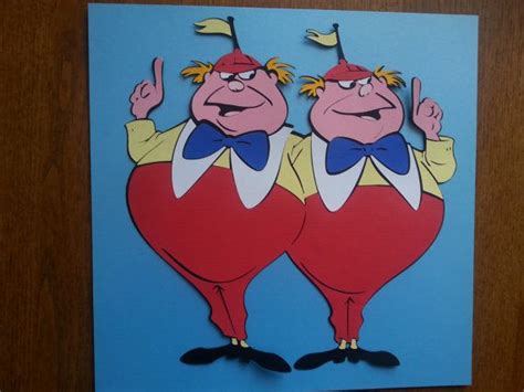 Tweedledum and tweedledee Alice in Wonderland by TheCrafftyCorner Tweedle Dum, Alice And ...