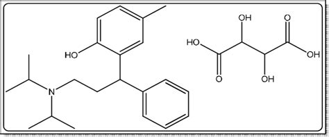 Chemical structure of Tolterodine tartrate | Download Scientific Diagram