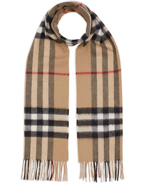 Burberry Giant Check Wool Scarf in Beige (Natural) - Save 25% - Lyst