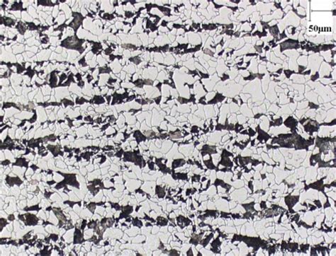 Ferrite / pearlite microstructure after NITAL etchant. | Download Scientific Diagram