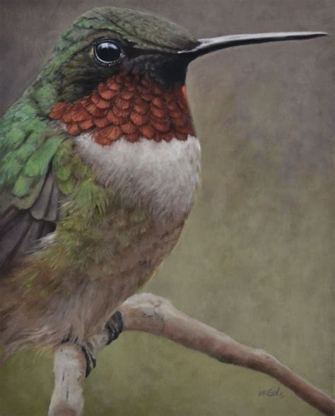 Hummingbird painting | Hummingbird painting, Wildlife paintings, Atlanta artist