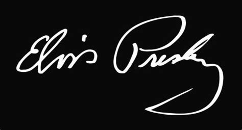 Elvis Presley | Famous Signatures | Pinterest