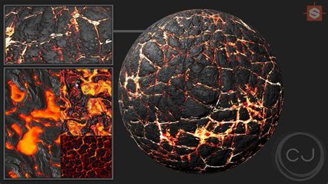 Magma by Christel JavellotMagma and Volcanic Rock Texture created in ...