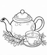 Free Printable Coffee & Tea Coloring Pages List sketch template