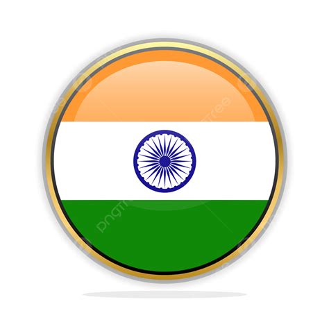 Button Flag Design Template India Vector, Flag, Vector Flag, Button Flag PNG and Vector with ...