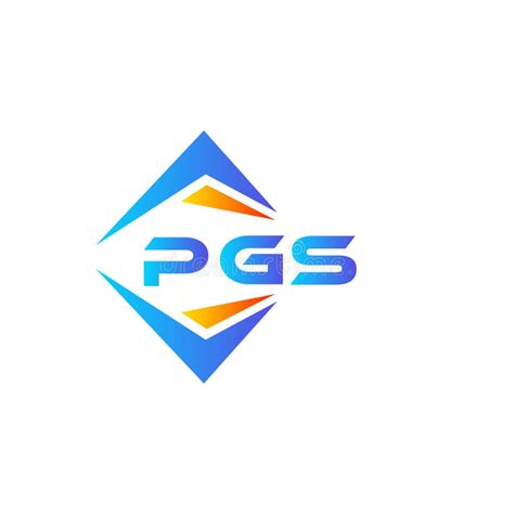 PGS Abstract Technology Logo Design on White Background. PGS Creative ...