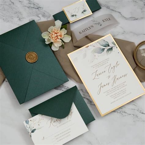 Emerald Green Wedding Invitations ~ KipoKG - Wedding