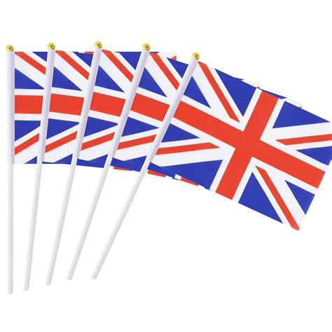 Buy 25 Pack Hand Held Small Mini British Untied Kingdom UK Stick Round ...