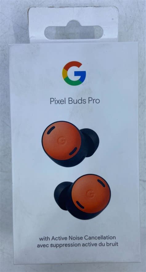 Google Pixel Buds Pro Noise-Canceling True Wireless In-Ear Headphones Coral | eBay