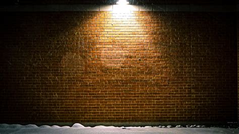 Minimal Snowy Brick Wall with Light [1920x1080] : r/wallpaper