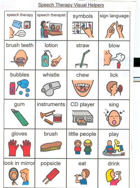 Speech Therapy picture cards and activity ideas. Visuals Helpers. http ...