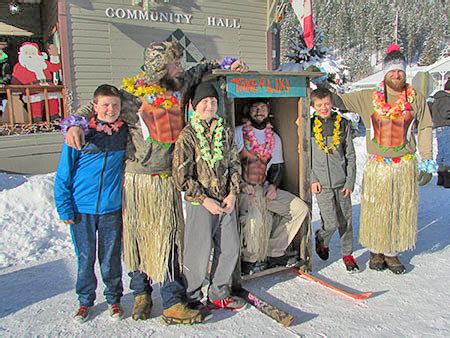 Outhouse Races :: Conconully Washington Chamber of Commerce