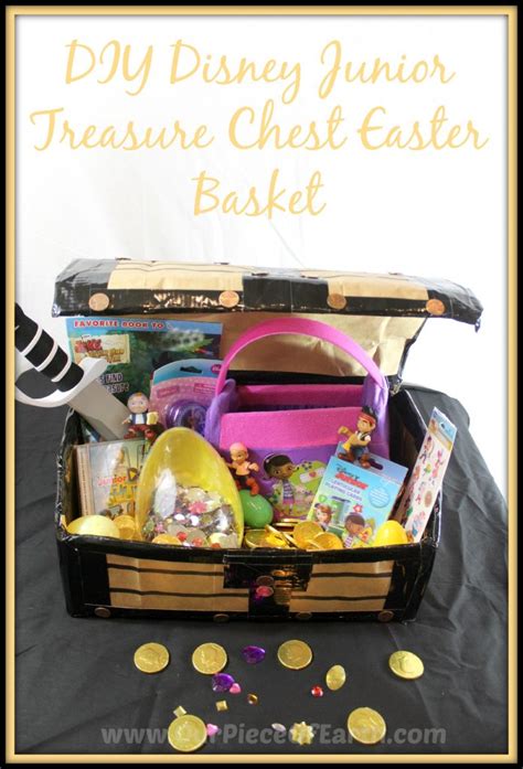 DIY Disney Junior Easter Basket Treasure Chest - Our Piece of Earth