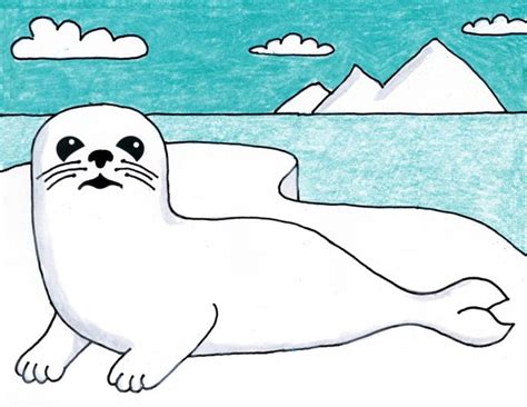 How to Draw a Sea Otter · Art Projects for Kids