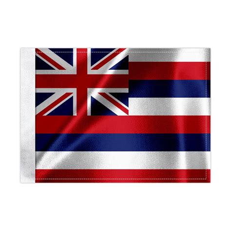 Vibrant Hawaii State Flag For Motorcycles Cars & Trucks