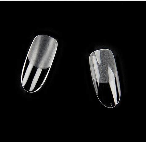 Amazon.com: Oval Almond Fake Nails Pre-shape 240pcs Round Almond Gel Nail Tips Round Oval Press ...