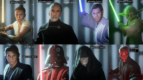 STAR WARS: Seven Lightsaber Forms by SPARTAN22294 on DeviantArt