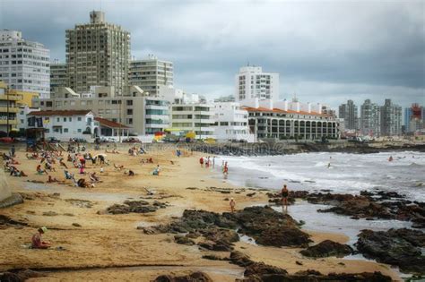 People on Beach in Buenos Aires Province, Argentina Editorial ...