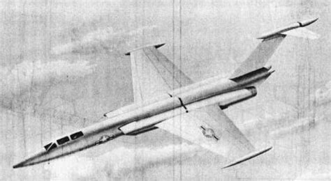 Martin XB-68. Supersonic aircraft approved, then canceled for production as a result of cost ...