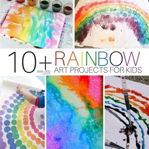 10+ Rainbow Art Activities for Kids ⋆ Sugar, Spice and Glitter